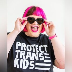 NWT Protect Trans Kids T-Shirt - Black